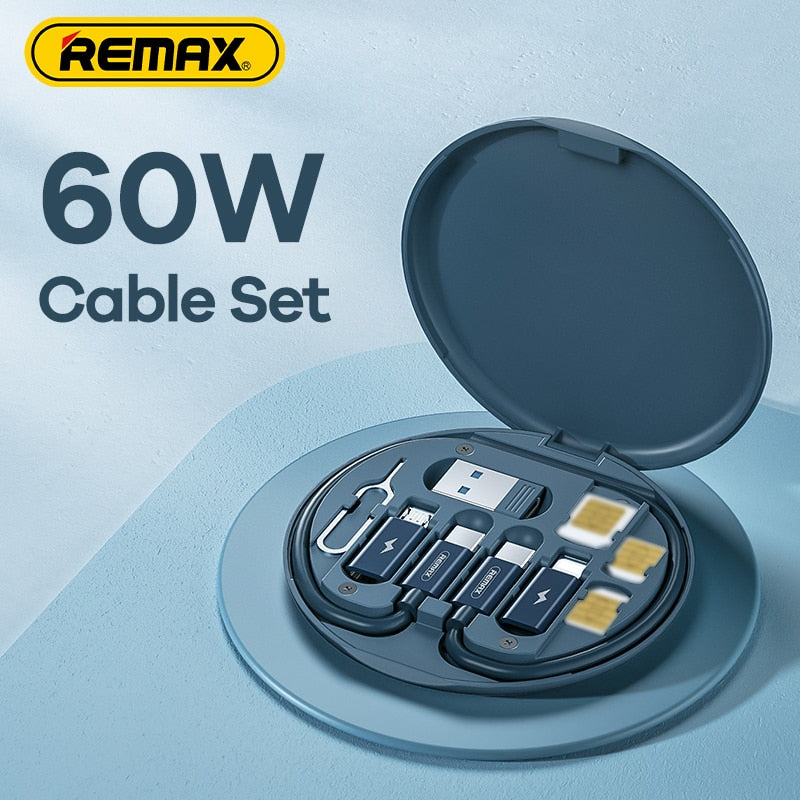 Fast Charging Data Wire Micro Lightning Cable Set With Box Holder