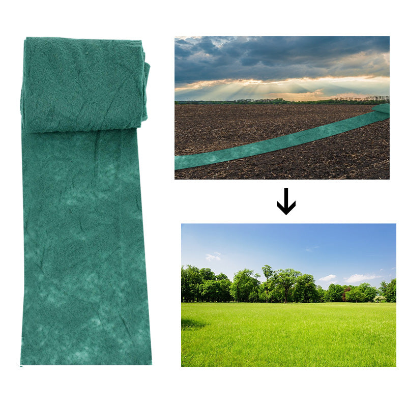 Biodegradable grass seed mat