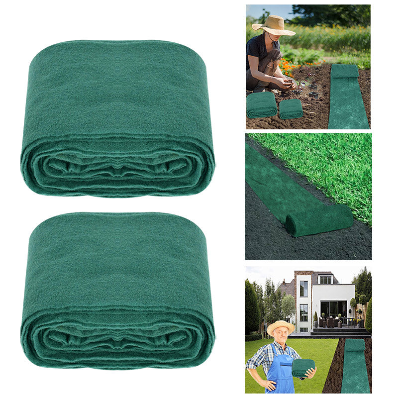 Biodegradable grass seed mat