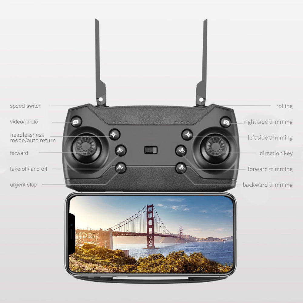 Mini Foldable Drone With 4k - 1080p HD