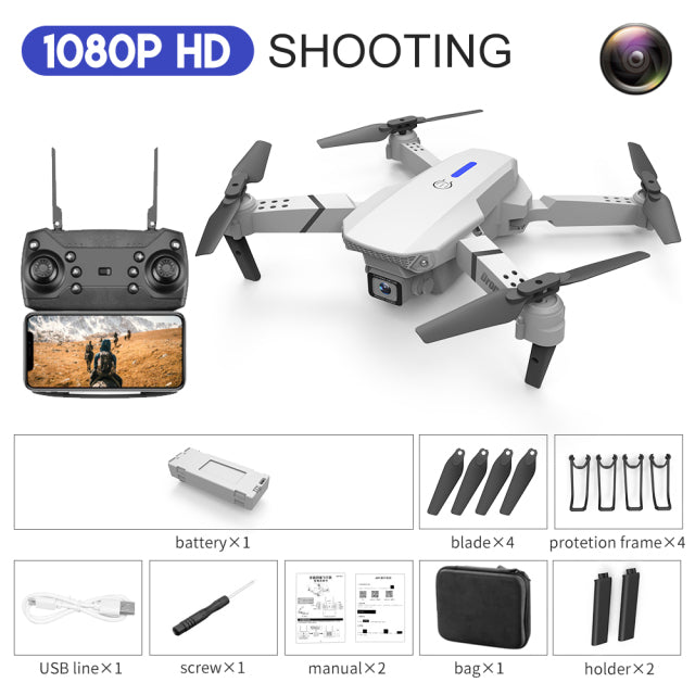 Mini Foldable Drone With 4k - 1080p HD