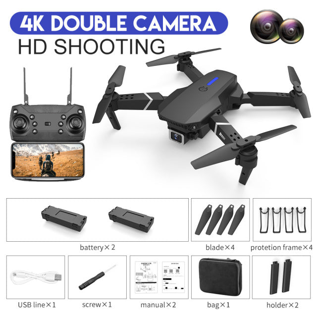 Mini Foldable Drone With 4k - 1080p HD