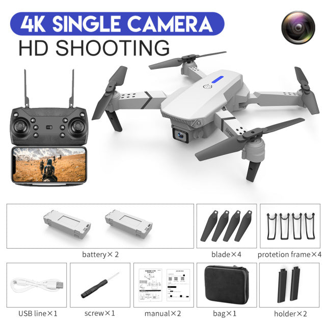 Mini Foldable Drone With 4k - 1080p HD