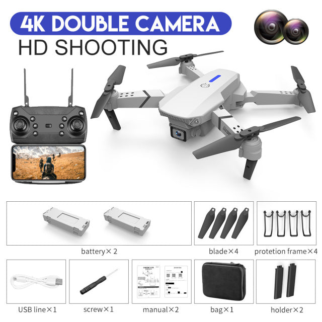 Mini Foldable Drone With 4k - 1080p HD
