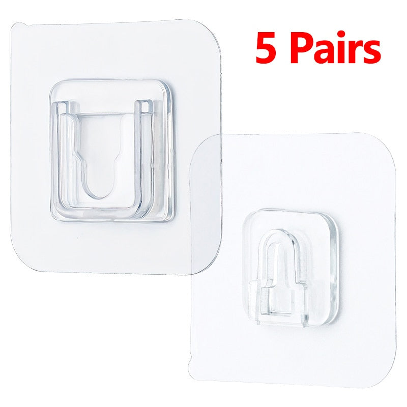 Double-Sided Adhesive Hooks Silicone Double Sided Tape Wall Hook