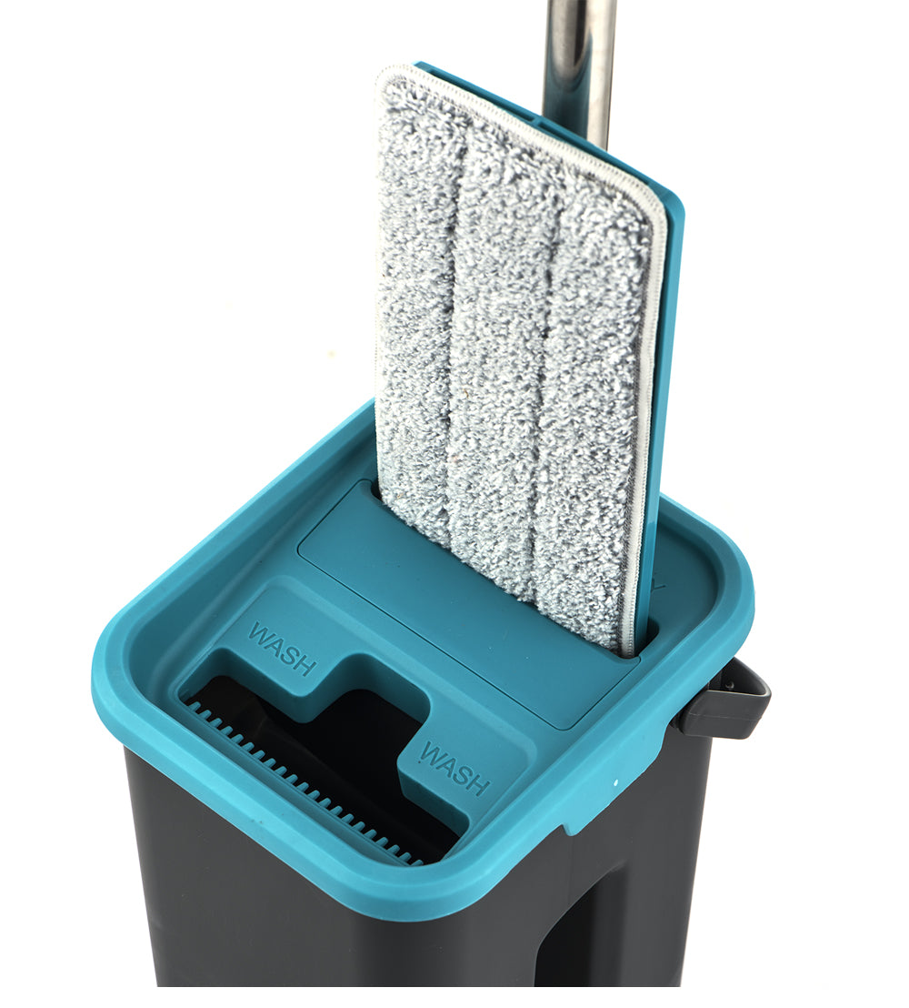 Flat Squeeze Mop and Bucket